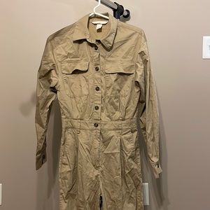 H&M khaki Boiler Suit